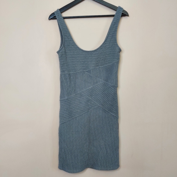 Free People feeling fancy body con mini ribbed dress - Picture 5 of 11